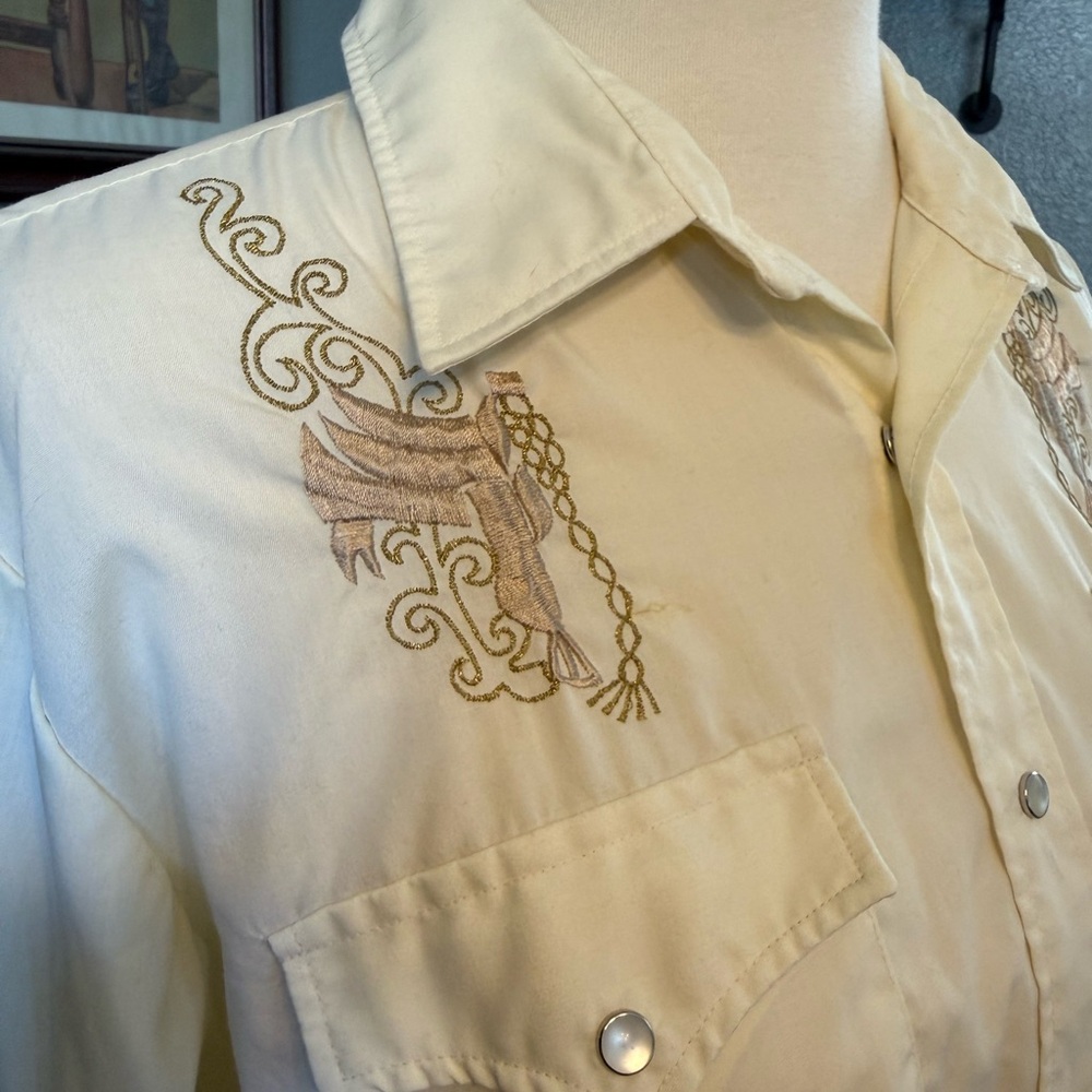 Vintage Authentic Western Youngbloods Pearl Snap Women’s Large